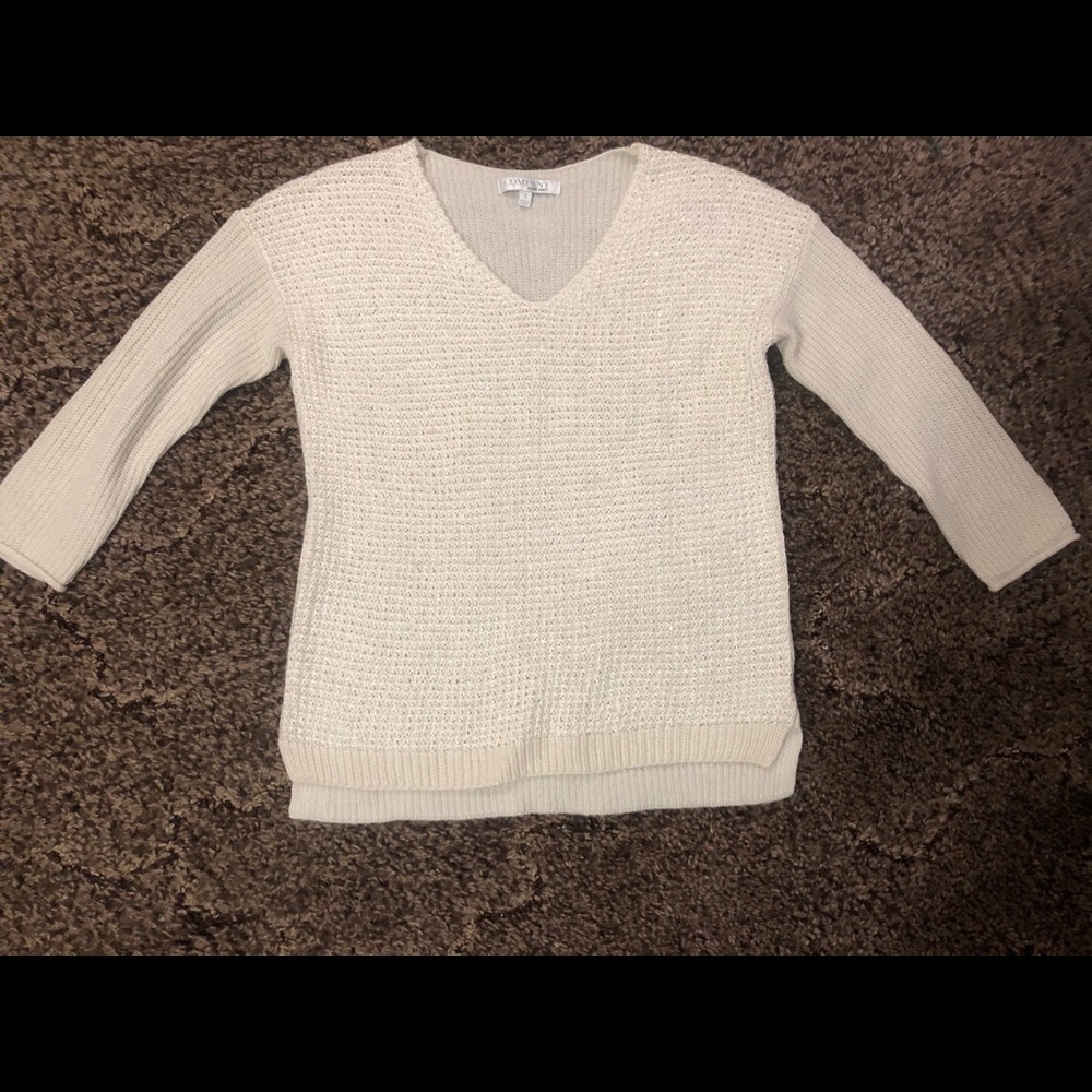 Sequin Sweater Ellen Tracy Sz Small